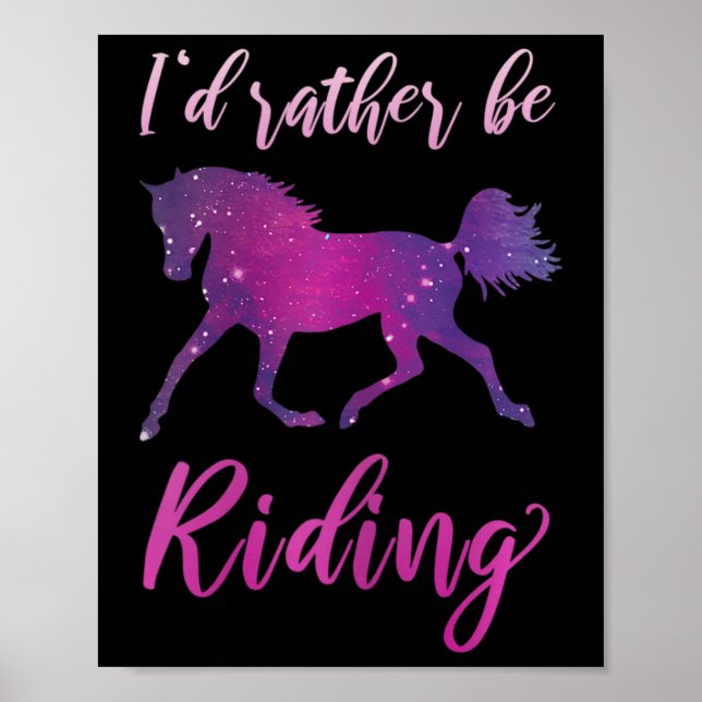 Idem snarare riding Horse Lover  Poster (Framsidan)