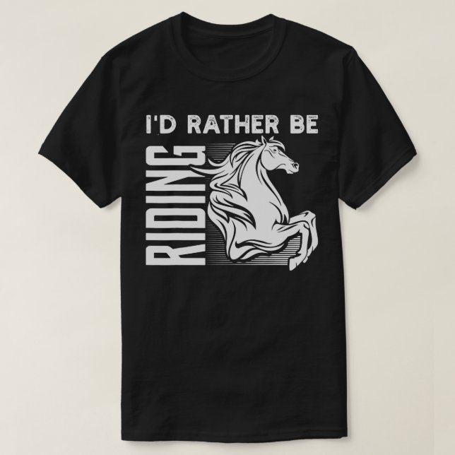 Idem snarare vara Riding Lover Gift (1) T Shirt (Design framsida)