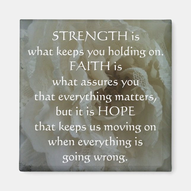 Idémagnet för citattecken magnet (Framsidan)