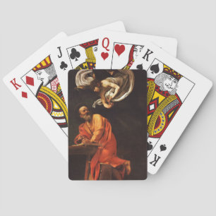 Idémentation Saint Matthew Caravaggio-konst Casinokort