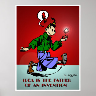 Idén är Far vid en intervention Poster