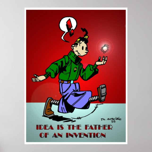 Idén är Far vid en intervention Poster (Framsidan)