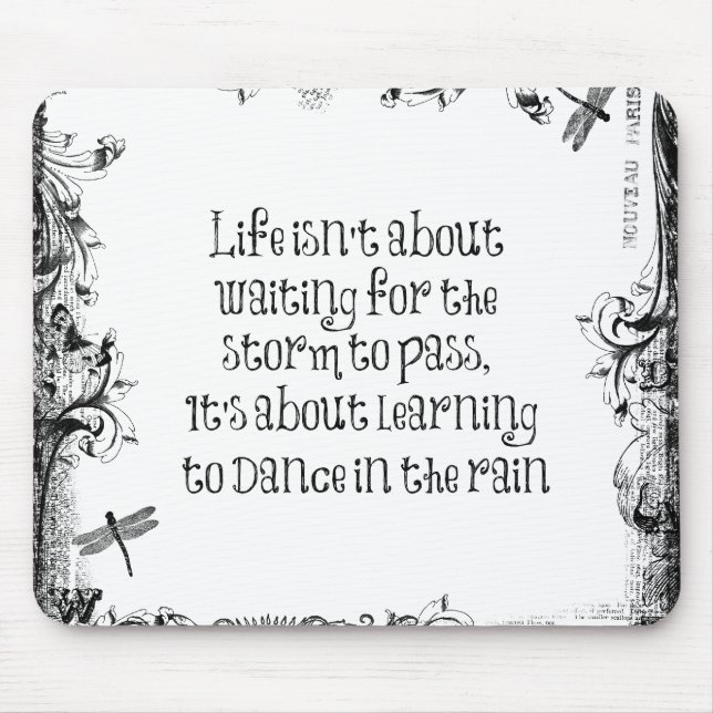 Idén att dansa i Regncitatet Musmatta (Framsidan)