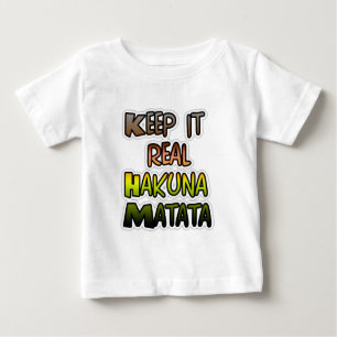 Idén "Behålla it Real Hakuna Matata" Art Tee