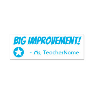 Idén "Big Improvement"! Märkning Rubber Frimärke Självfärgande Stämpel