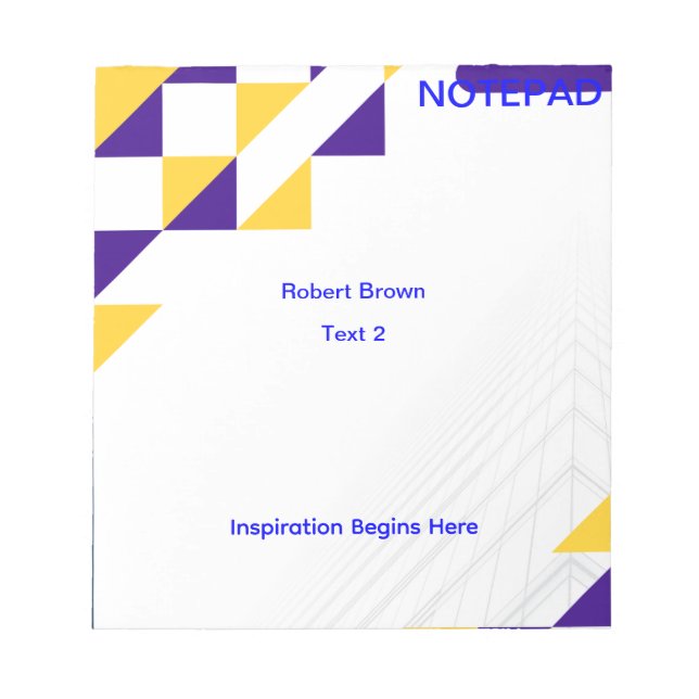 Idén börjar här. Anteckningsruta för alla Anteckningsblock (Framsida)