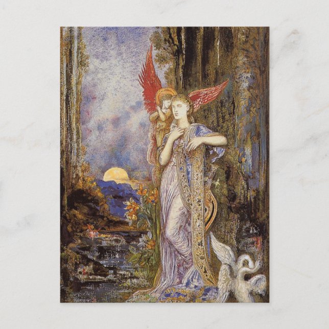 Idén från Gustave Moreau Vykort (Framsida)