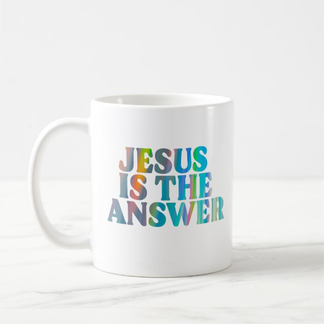 Idén - Jesus är svaret Kaffemugg (Vänster)