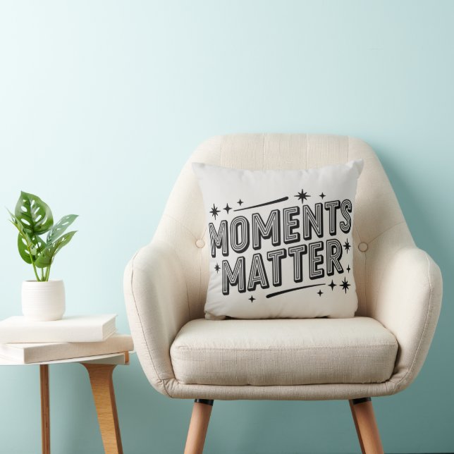 Idén "Moments Matter" Dekorativ kudde (Stol)