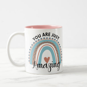 Idén om att du bara är Fantastisk Cute Två-Tonad Mugg