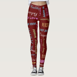 Idén om motivation att välja FÄRG Yoga Leggings