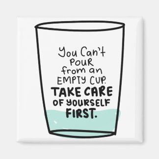 Idén om självvård och självvård i kärlek magnet