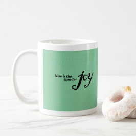 Idénationellt och färglöst Joy-kaffe mugg