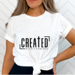Idénationellt Skapat med ett ändamålsenligt positi T Shirt