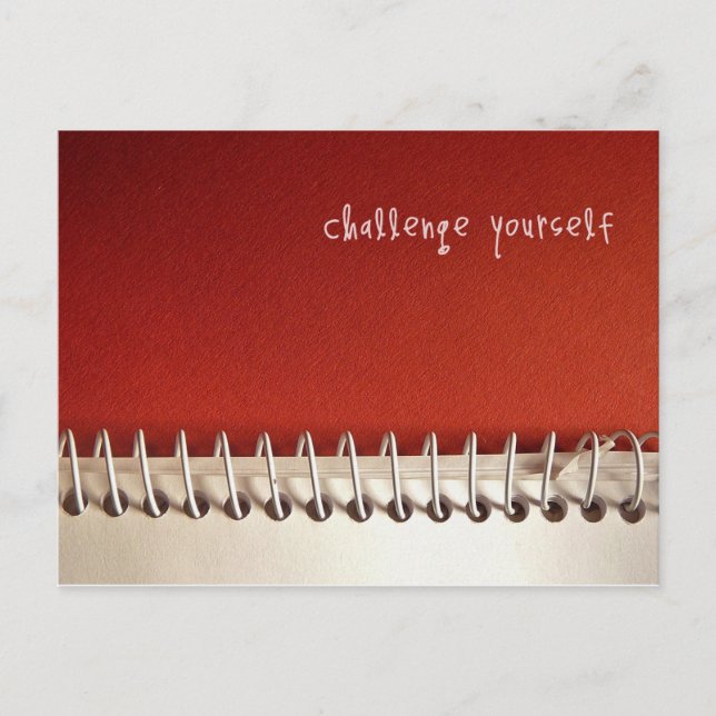 Idénationellt vykort: Utmana dig själv Vykort (Framsida)