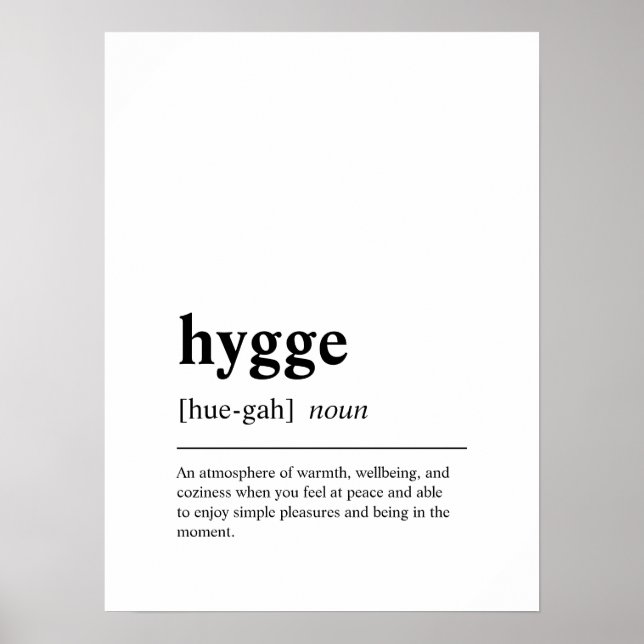 Idéns Hygge-citattecken Poster (Framsidan)
