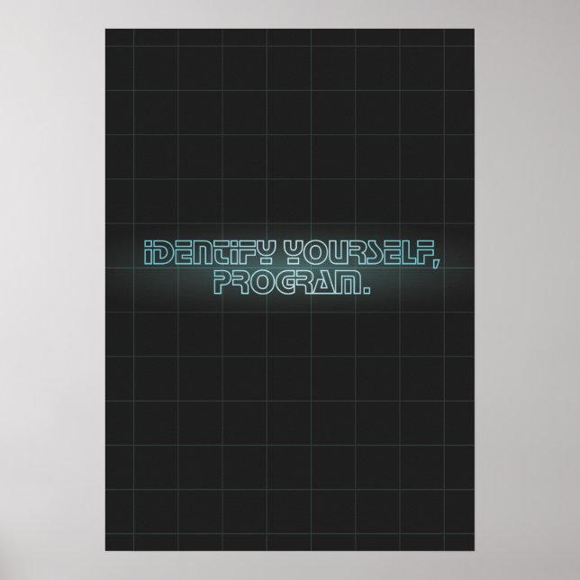 Identifiera Dig Själv Affisch/Utskrift Poster (Framsidan)