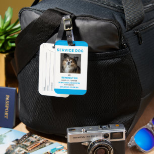 Identifiera enkelt din hund som en arbetsplats bagagebricka