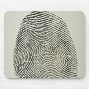 Identifiera med fingeravtryck musmatta