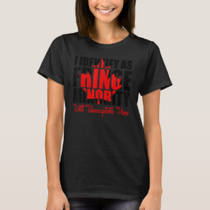 Identifiera som Fringe Minority Freedom Canadian L T Shirt