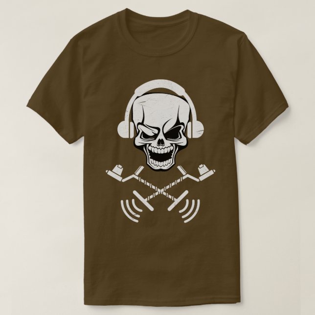 Identifierar Metall-avkänningsskal T Shirt (Design framsida)