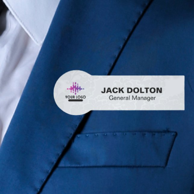 Identifiering av anställda Logotyp Namn bricka Namnbricka (Skapare uppladdad)