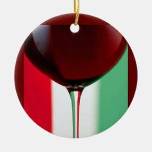 IDENTIFIERING AV ITALAIN VIN JULGRANSPRYDNAD KERAMIK