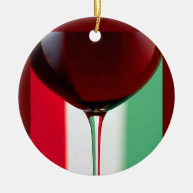 IDENTIFIERING AV ITALAIN VIN JULGRANSPRYDNAD KERAMIK (Framsidan)