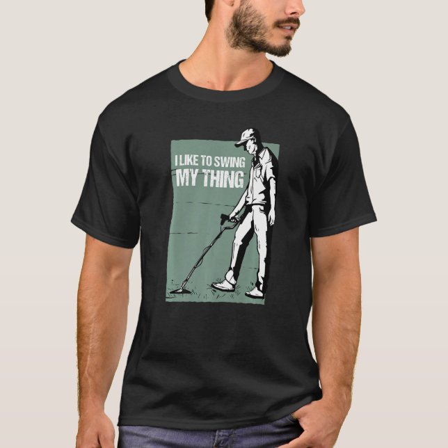 Identifiering av metall-detektor Metall T Shirt (Framsida)