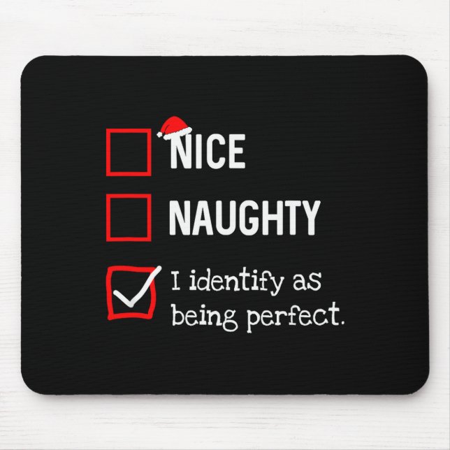 Identify As Perfect Funny Naughty Nice List Christ Musmatta (Framsidan)