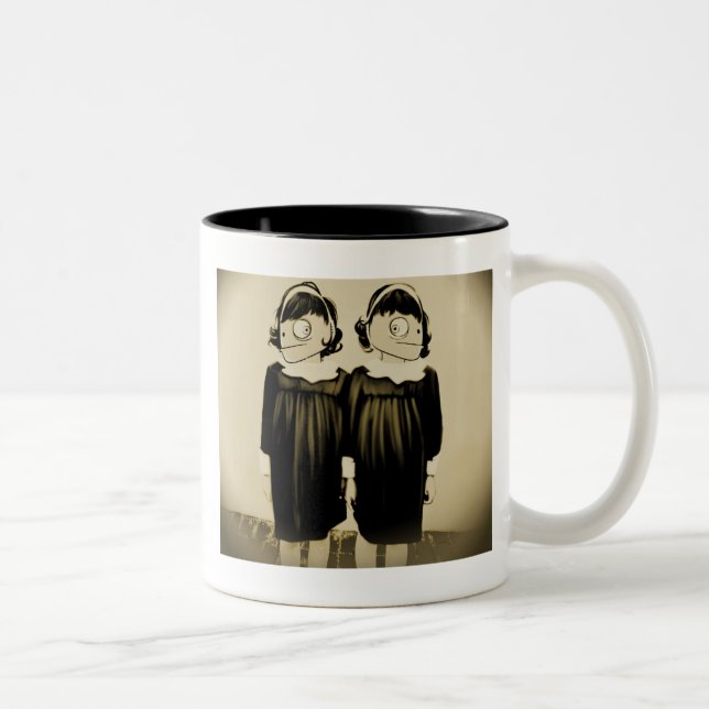 IDENTISK KLON Två-Tonad MUGG (Höger)