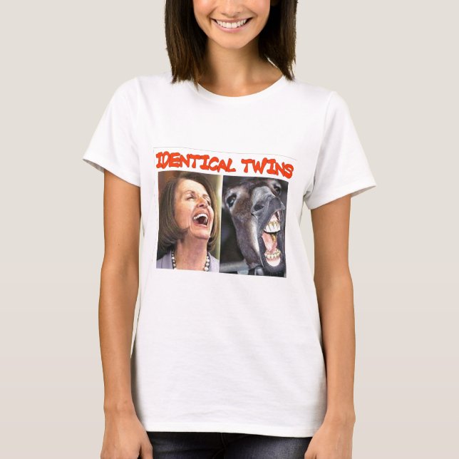 IDENTISKA TWILLINGAR TEE SHIRT (Framsida)