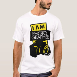 identitet för fotograf tee shirt