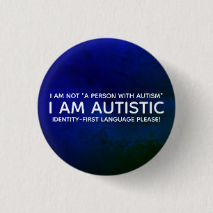 Identitets-Först Autistisk Knapp