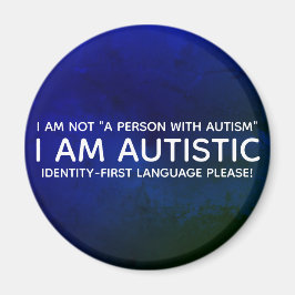 Identitets-Först Autistisk Magnet