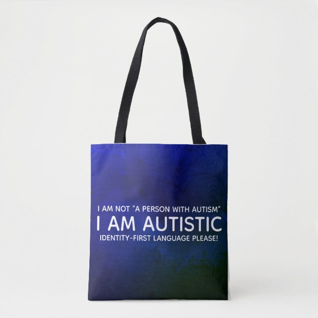 Identitets-Först Autistisk Tygkasse (Framsida)