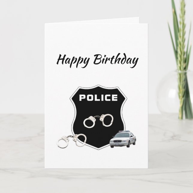 Identitetskort för polisbrott kort (Framsida)