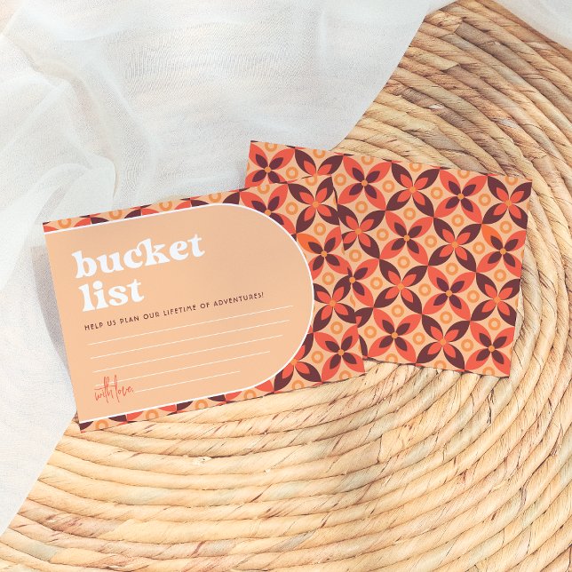 Identitetskort för Retro Bucket-lista Inbjudningar (Skapare uppladdad)