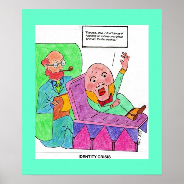 Identitetskris Poster (Framsidan)