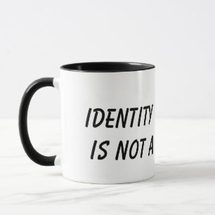 Identitetsstölden är inte ett skämt mugg