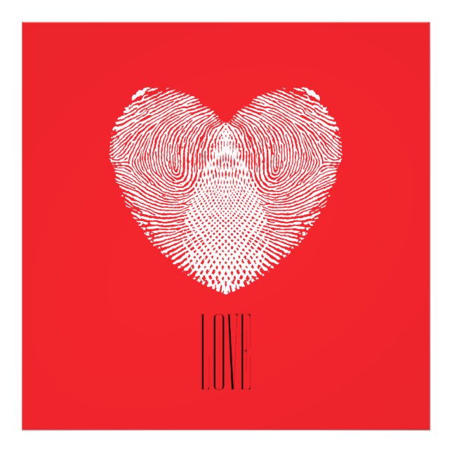 Identity of Love R Ampliación de fotos Fototryck (Framsidan)