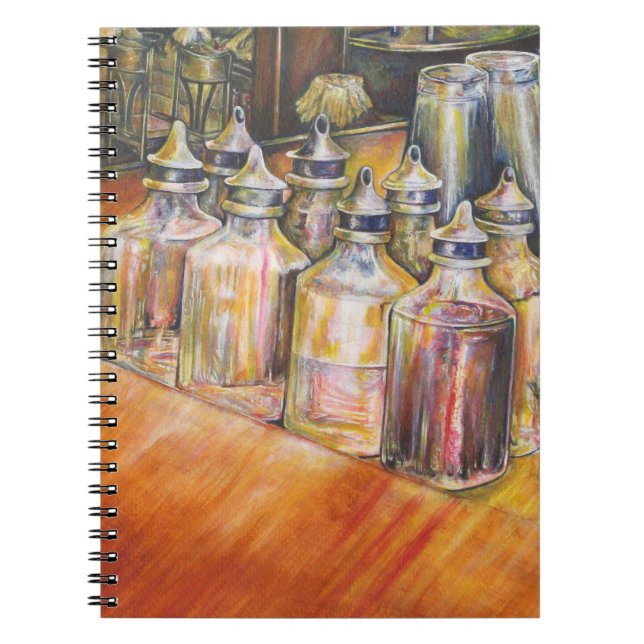 Ideografi av gyllene ljus anteckningsbok (Framsidan)