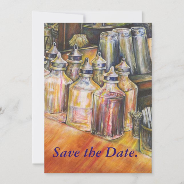 Ideografi av gyllene ljus inbjudningar (Framsida)