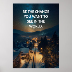 Idépositiva Vibes-citattecken Poster