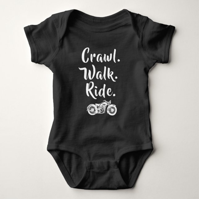 Idérik babymotorcykel Onsie T Shirt (Framsida)