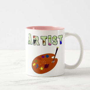 Idérik kaffemugg för konstnär