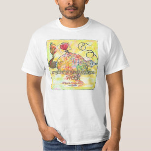 Idérik Maladjustmentvecka (100% bomull - vit) T-shirt