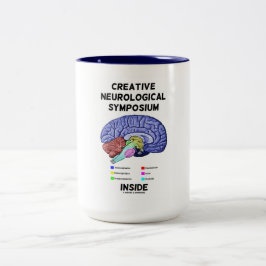 Idérik Neurological Symposiuminsida (hjärnan) Två-Tonad Mugg