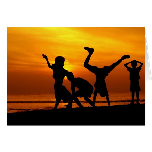 Idérik självständighet hälsningskort (Framsidan Horizontal)