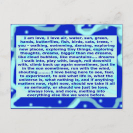 Idérik vykort 4a mig förmiddagkärlek, drömmar och